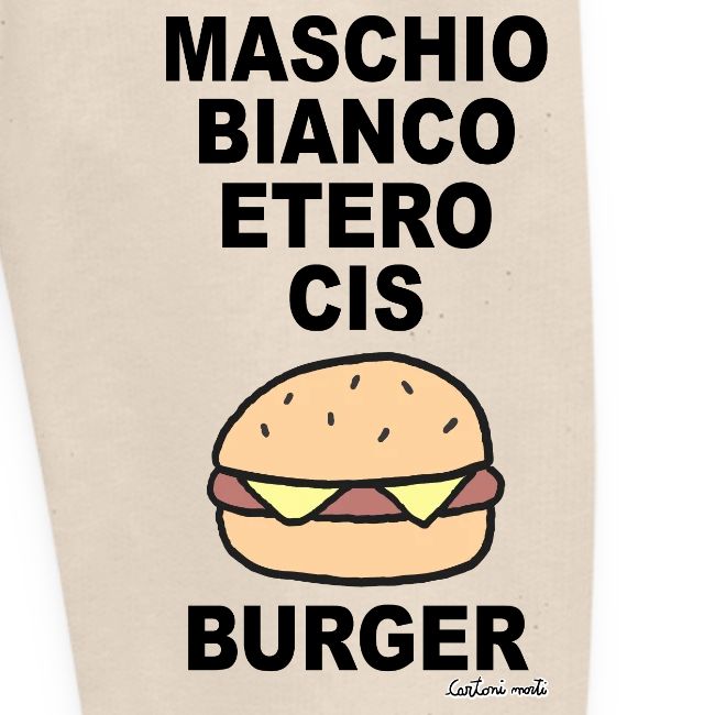 MASCHIO BIANCO ETERO CIS BURGER