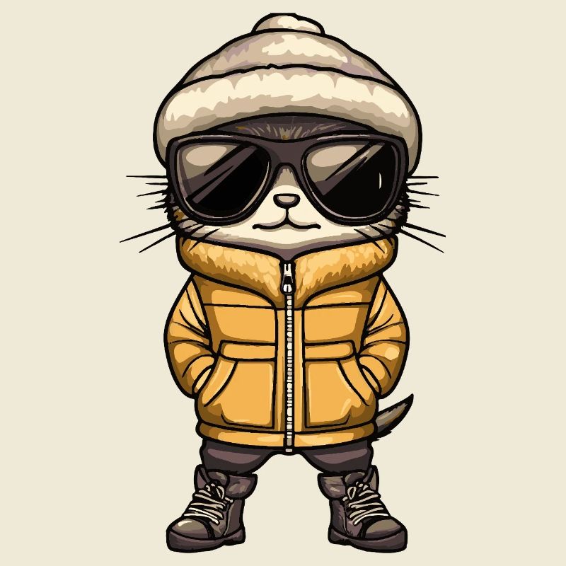 Erdmännchen Cool Comic