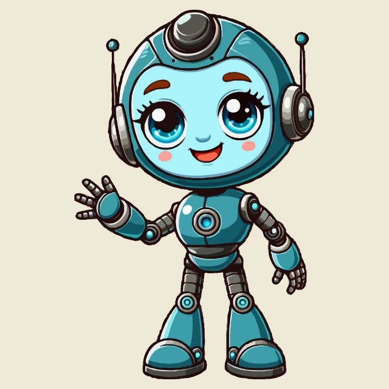 Roboter-Mädchen