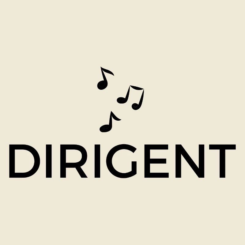 Dirigent mit Noten