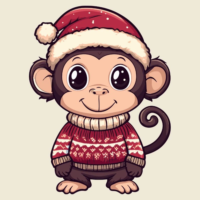 Monkey Christmas Comic
