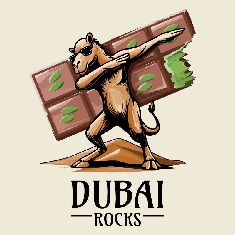 Dabbing dromedary and Dubai vibes