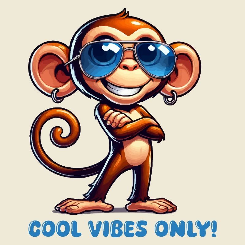 Monkey Sunglasses Cool