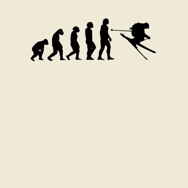 Tshirt Ski Evolution