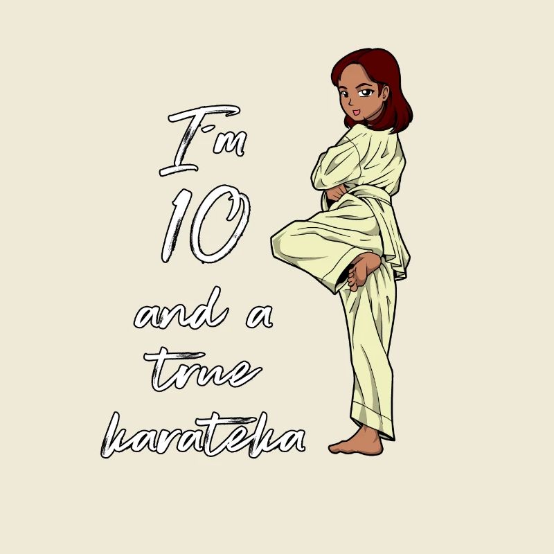 Ich bin 10 - Mädchen Karate