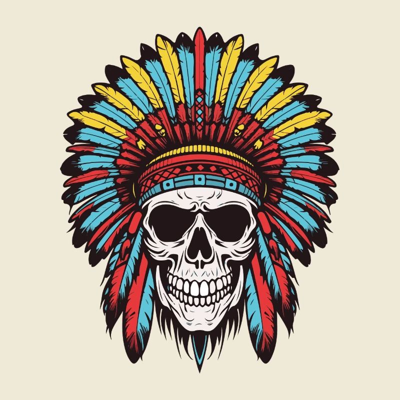 Crâne de chef indien Apache