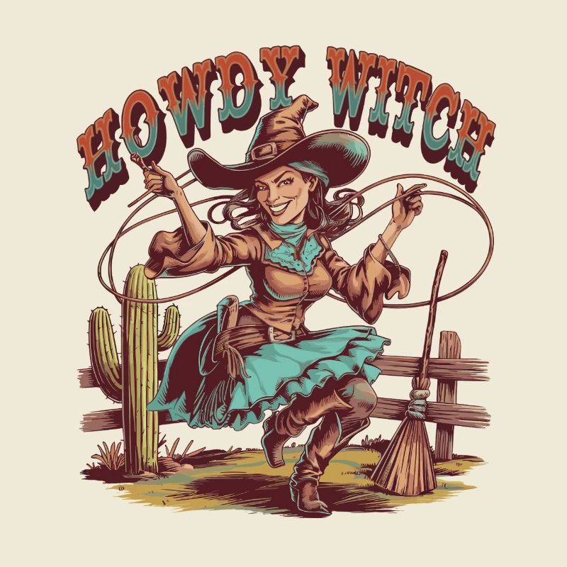 Howdy Witch Lasso Artwork