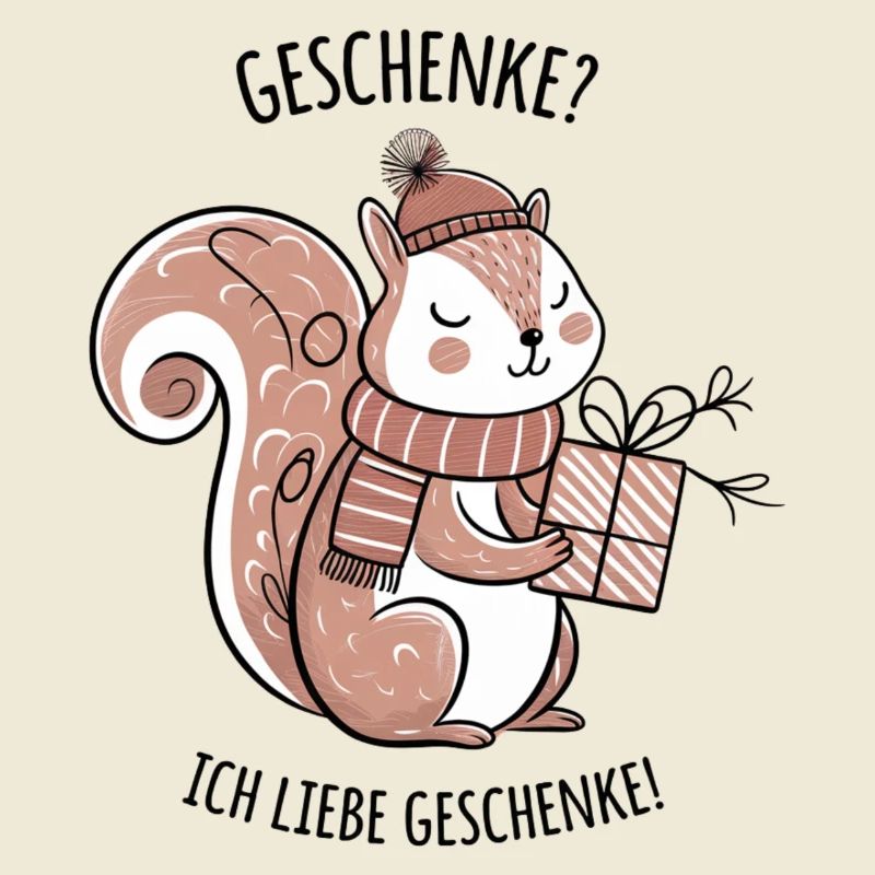 Eichhörnchen Geschenk Geburtstag Weihnachten Funny