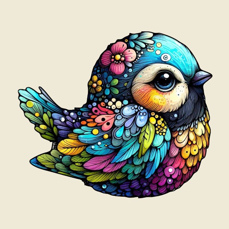 Florale Vogelharmonie