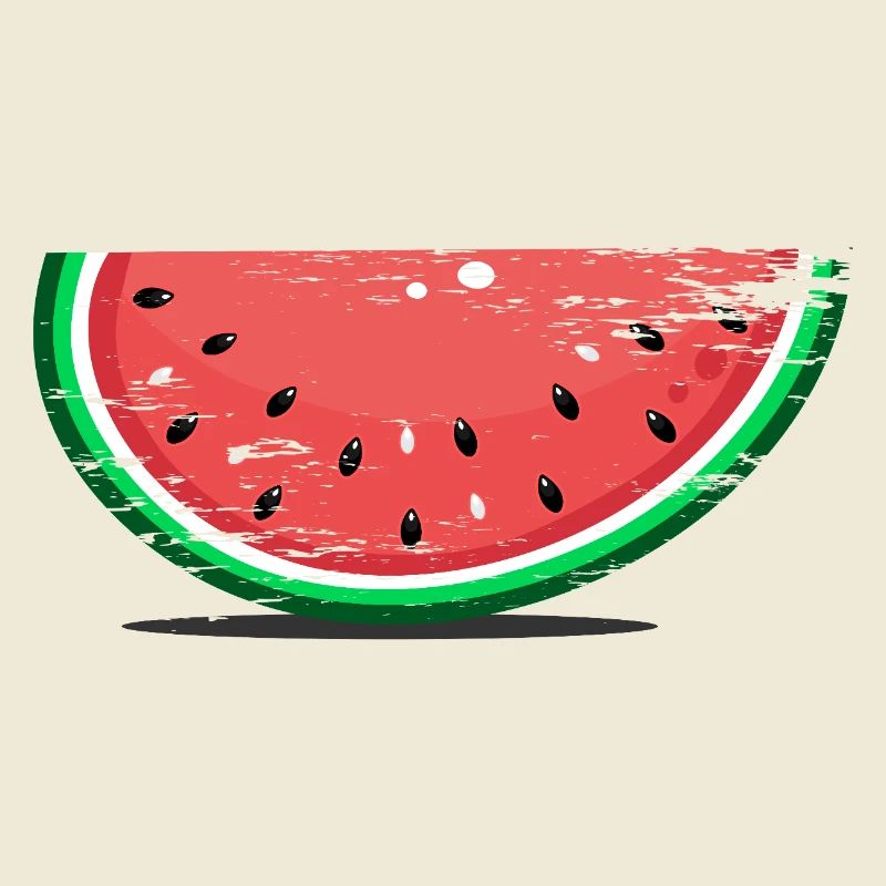 Tranche de conception de pastèque utilisée