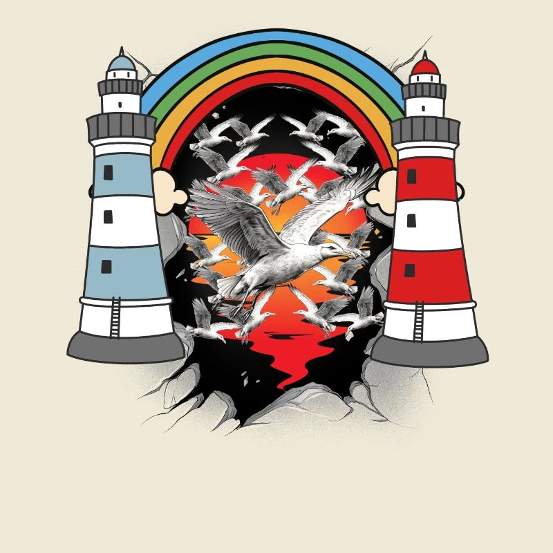 maritime, lighthouse, lighthouses, seagulls, seagulls