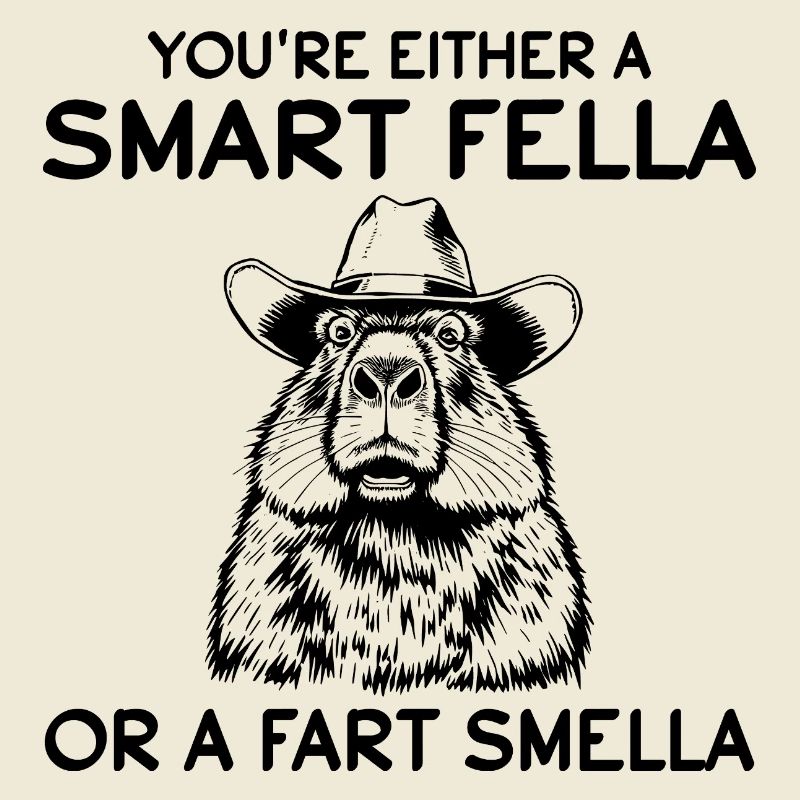 Du bist entweder ein schlauer Kerl oder ein Furzgeruch, der lustig riecht