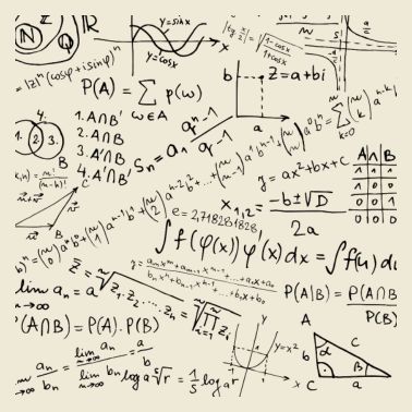 Math Equation Pattern, Cool Quadratic Formula Geek