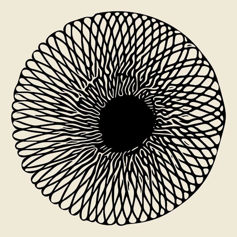 Geometric Optical 3D Circular Line Illusion