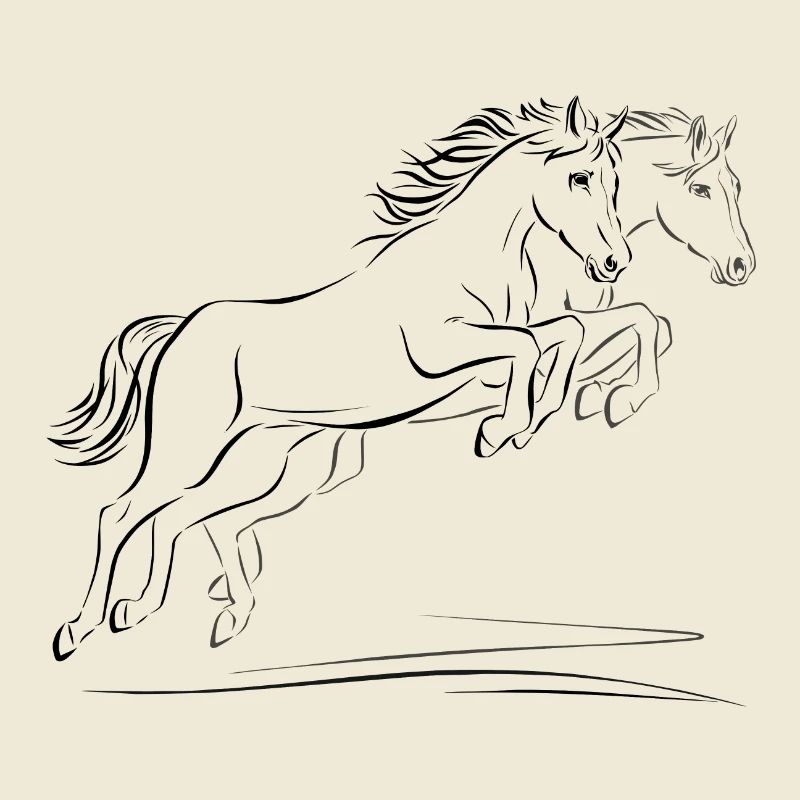 Two horses