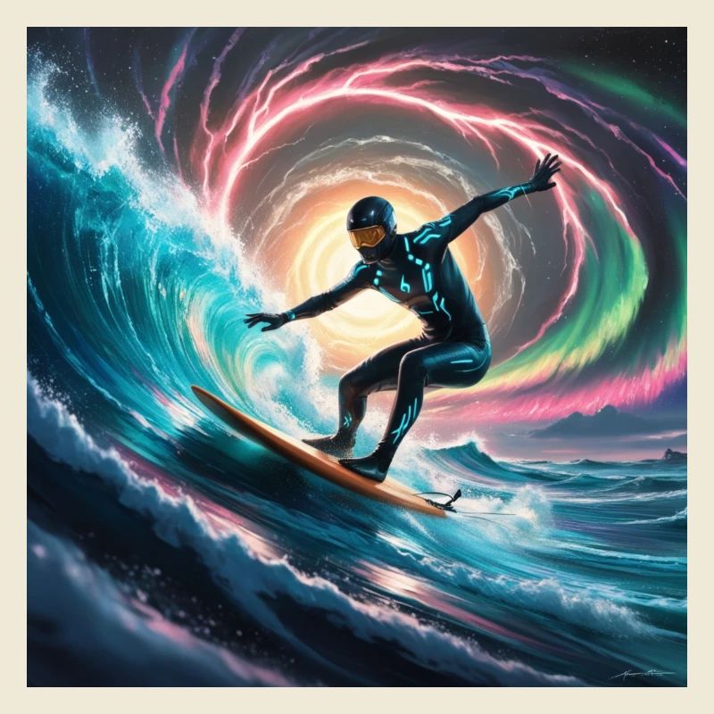 Pulsar Surfer – A Sci-Fi Adventure on a Cosmic Scale