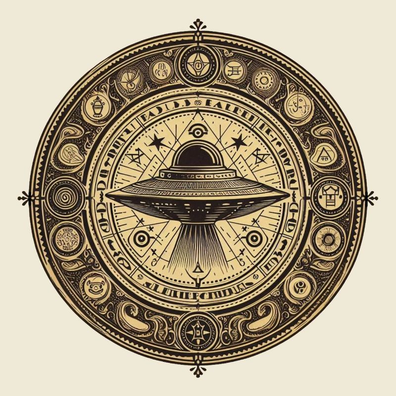 Pre-astronautics UFO Logo