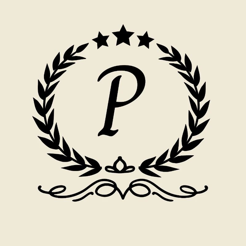 Buchstabe p Krone