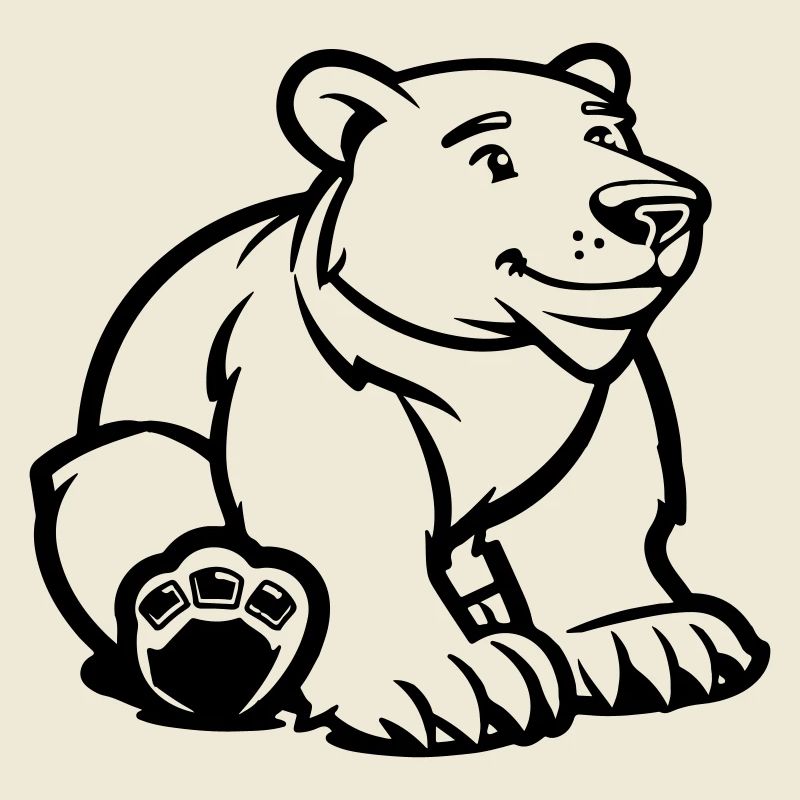 eisbär comic bär