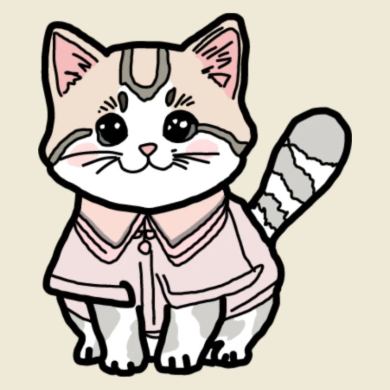 Katze mit Pulli
