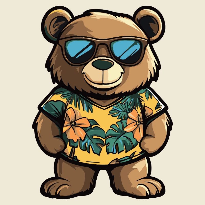 Bear Comic Vacation