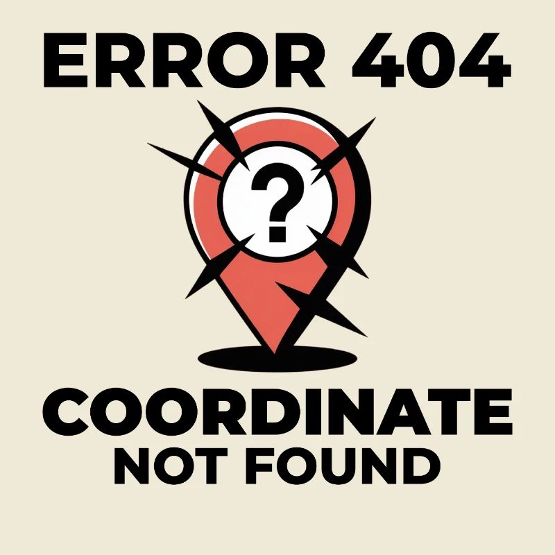 Point d’interrogation Épingle Emplacement perdu Erreur SIG