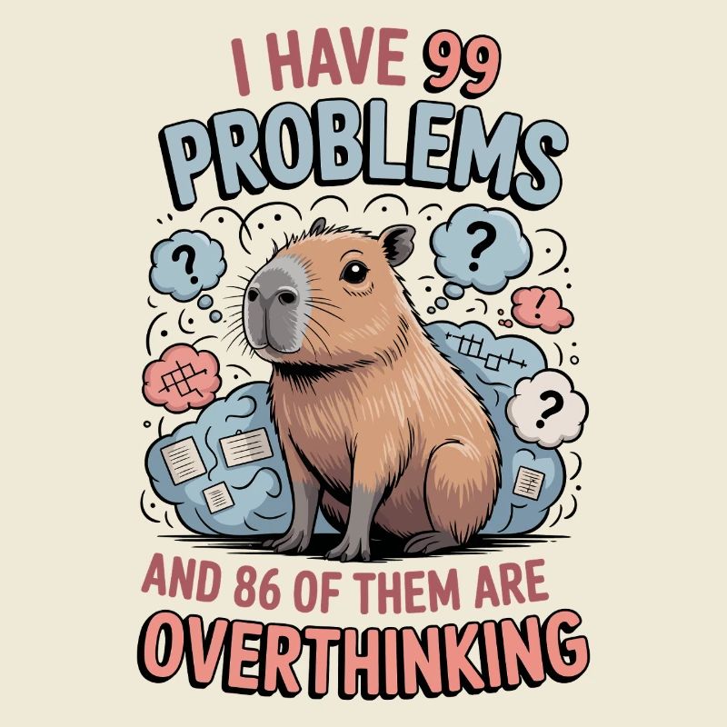 Funny Capybara I Have 99 Problems