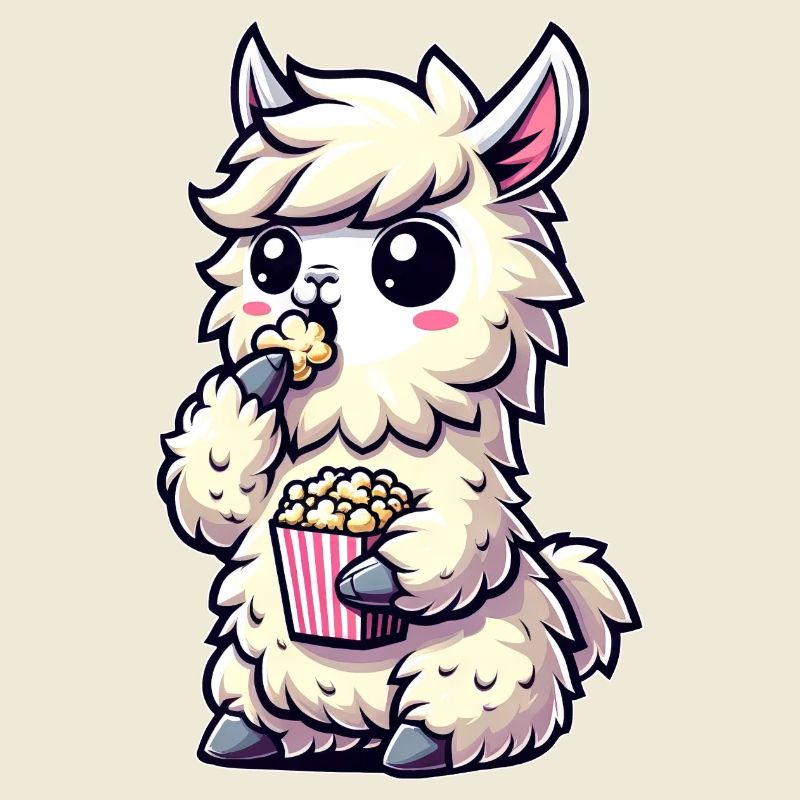 Lama avec pop-corn, Cinéma Carnaval