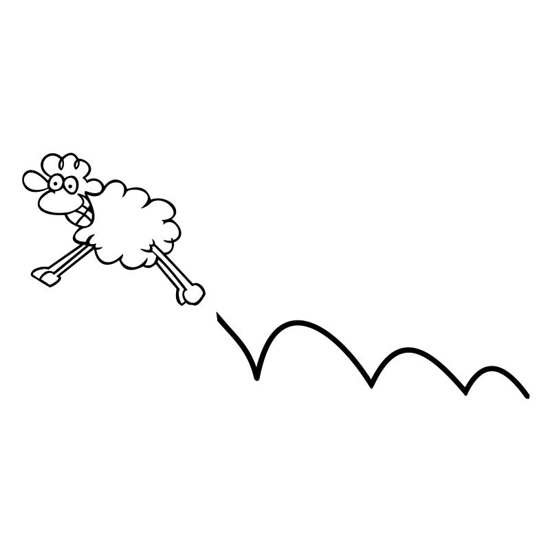 bouncing sheep