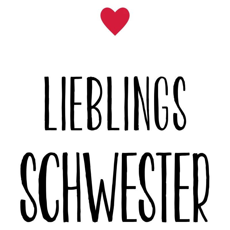 Schwester Lieblingsschwester Herz Geschenk