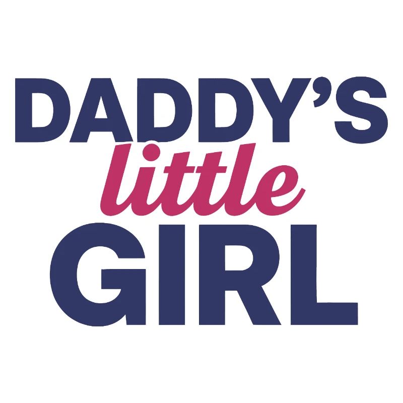Fars lille pige søde datter-design