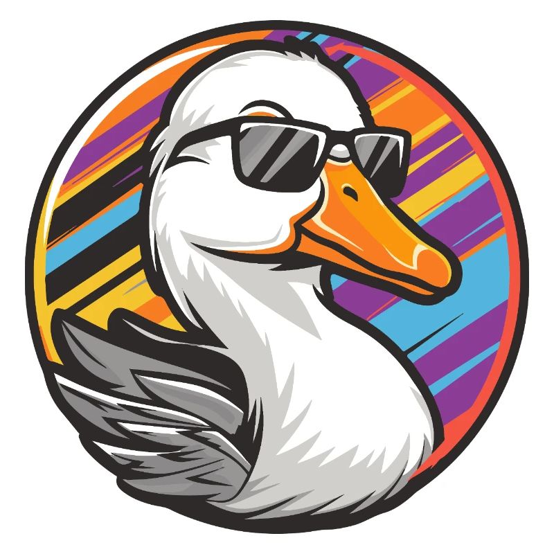 Gans Comic Cool Sommer