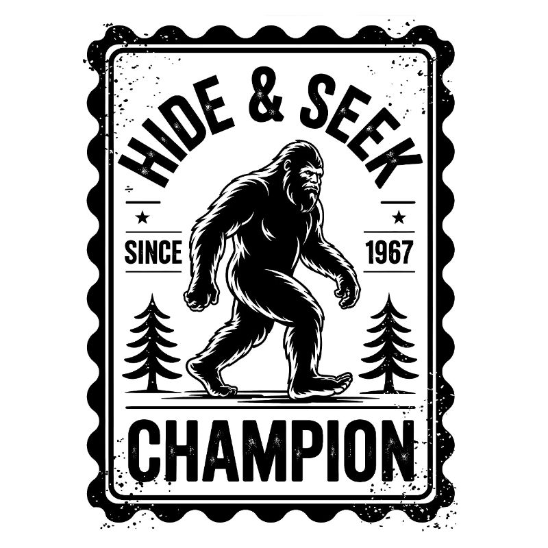 Cache-cache Champion Bigfoot