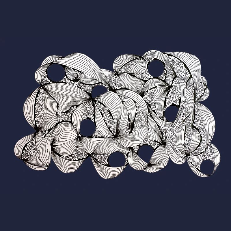 Lined Leaf Weave Pattern