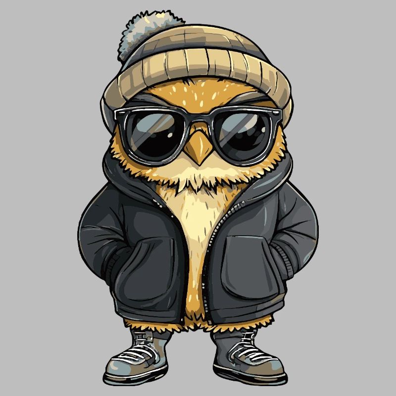 Eule Cool Comic