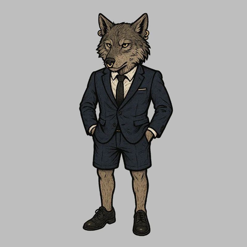 Erfolgreicher Wolf
