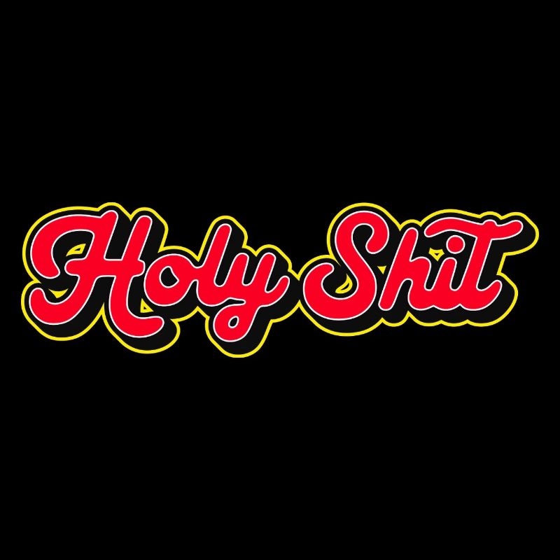 Holy Shit 3D Red Script