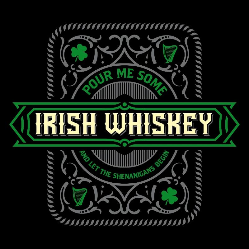 Irish Whiskey Label Design