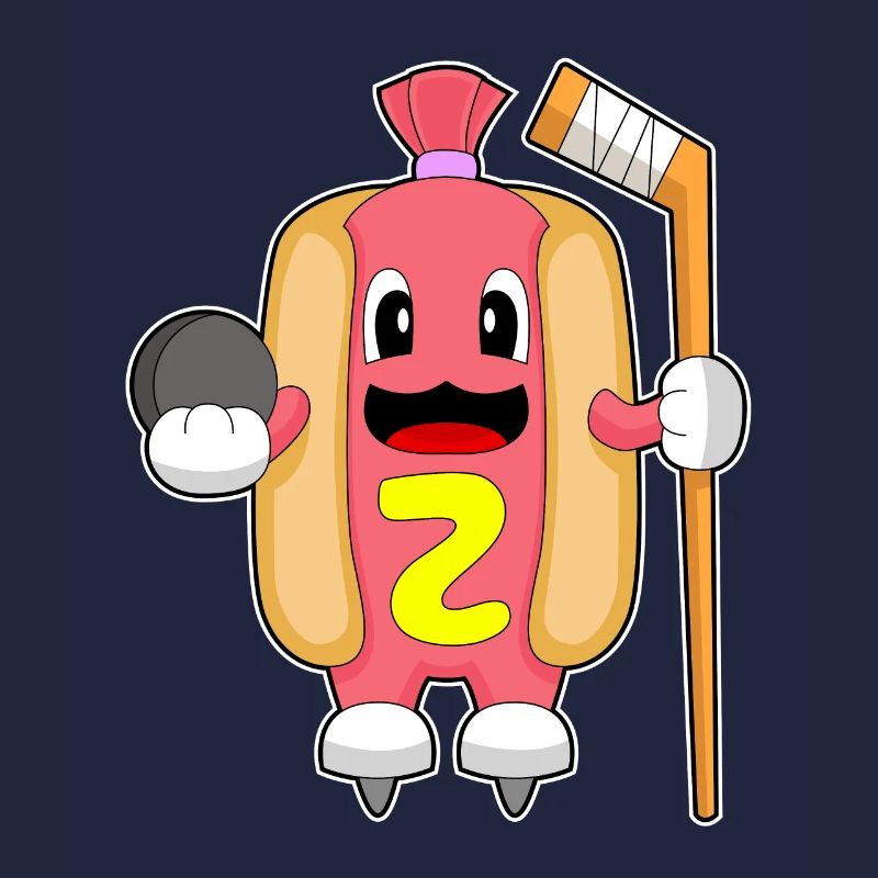 Hotdog Eishockey Eishockeyschläger