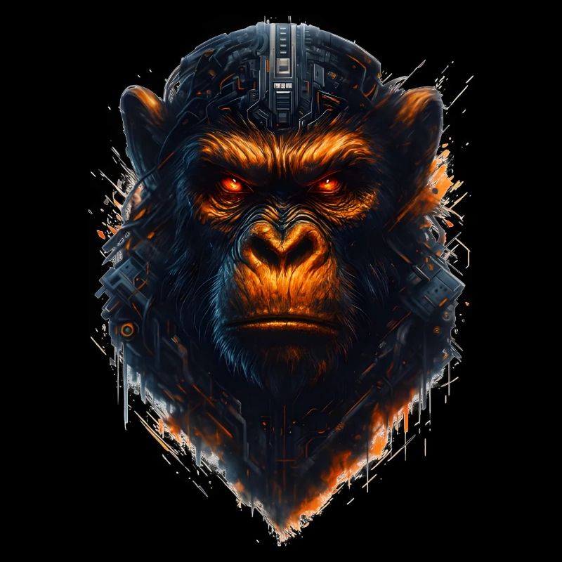 Cyberpunk Monkey