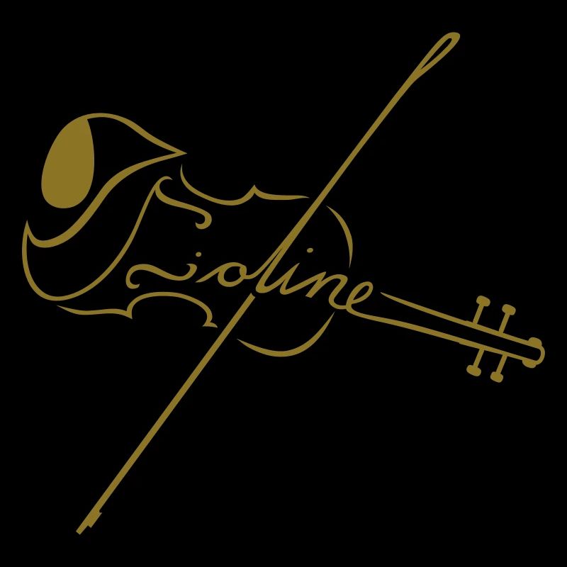 Violin with bow