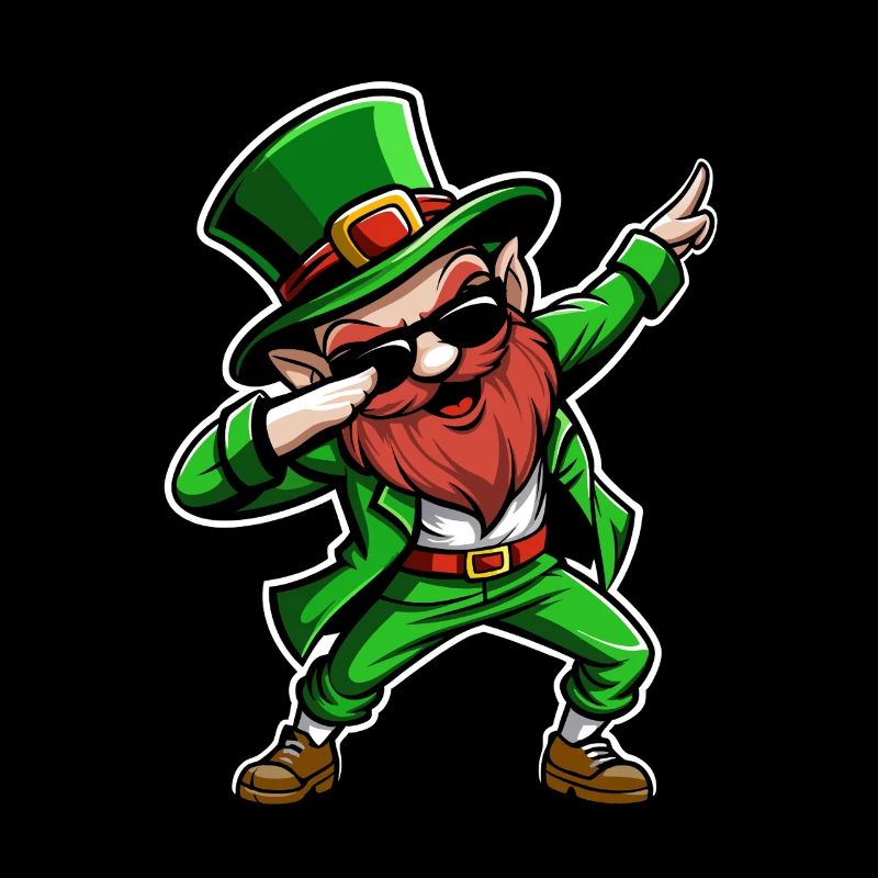 Dabbing Leprechaun - Saint-Patrick - Irlande