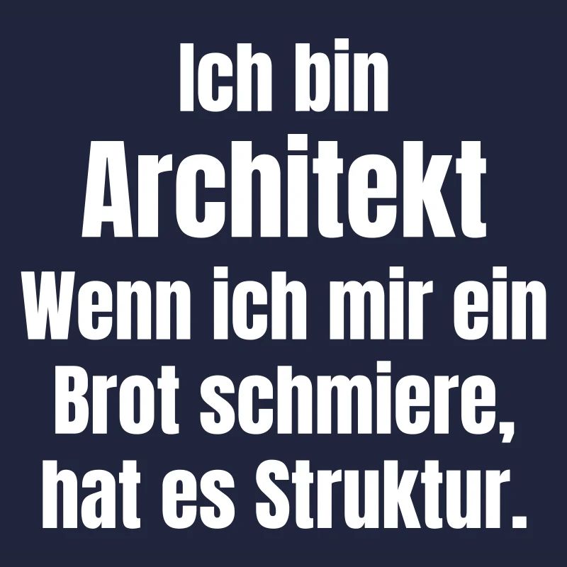 When architect smears bread, it has structure