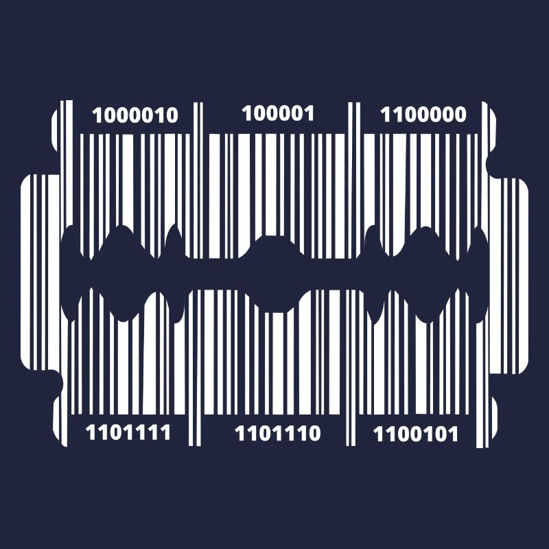 Rasierklinge mit Code