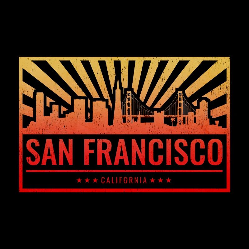 San Francisco Skyline Gradient