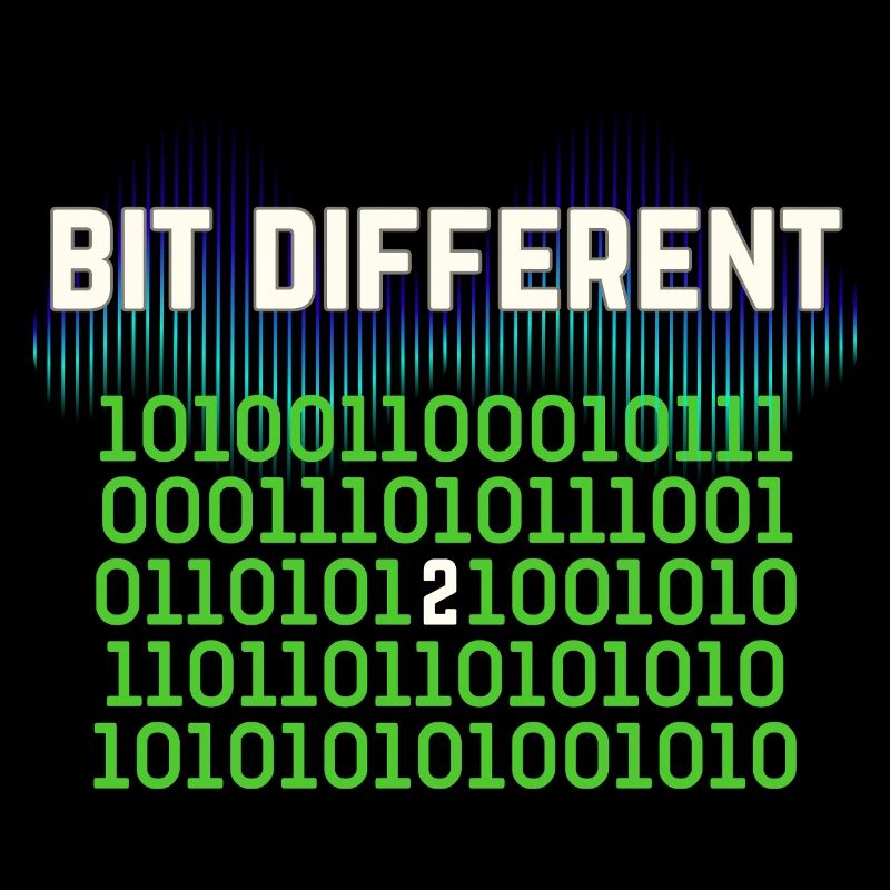 Bit Different - Nerdy Binary Error Design