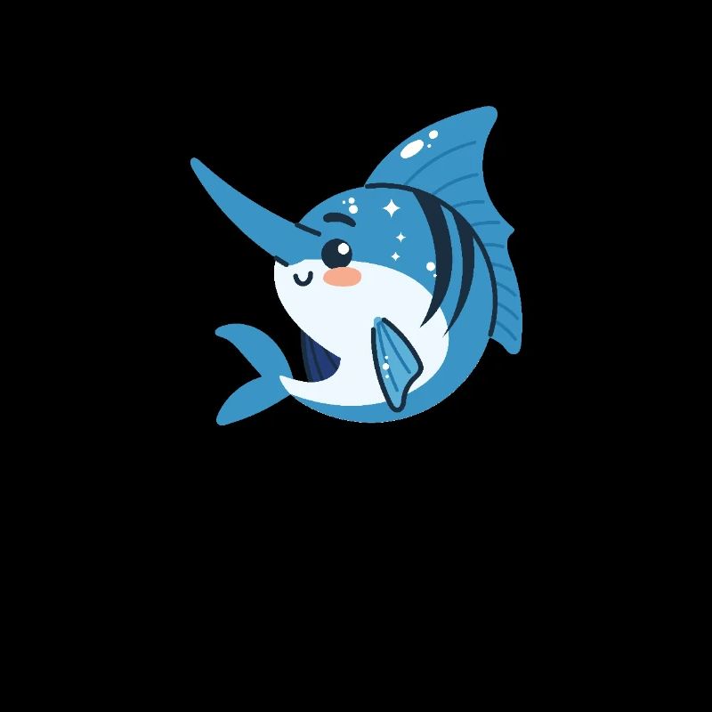 Schwertfisch in Bewegung