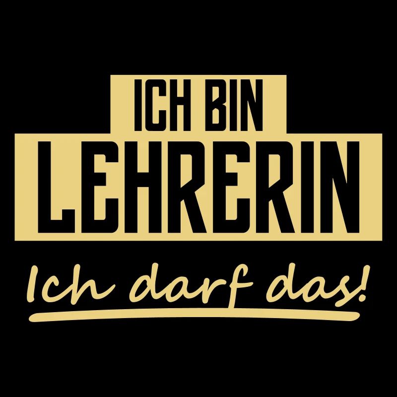ich bin lehrerin