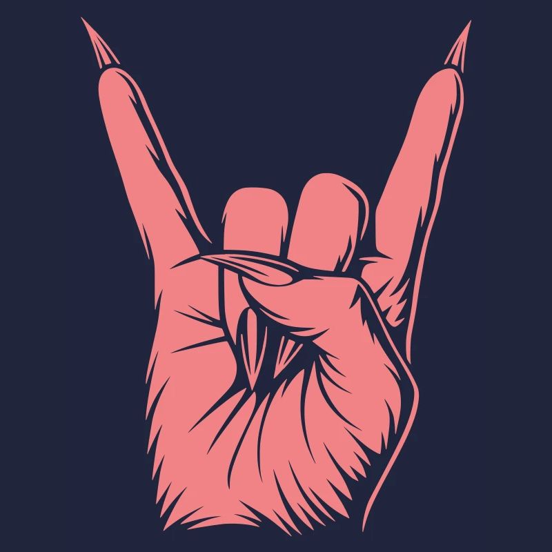 Devil Horns Handzeichen – Rock Metal Symbol