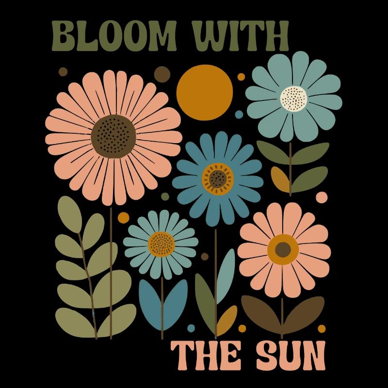 Boho Blumen Shirt – Bloom with the Sun Sommer